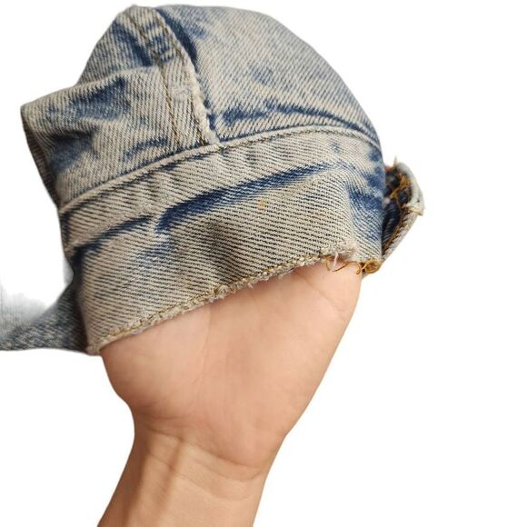 Vintage Levi's Aged Broken in Blanket Lined Dreamy Unisex Trucker Jacket 80s Siz - Picture 10 of 16